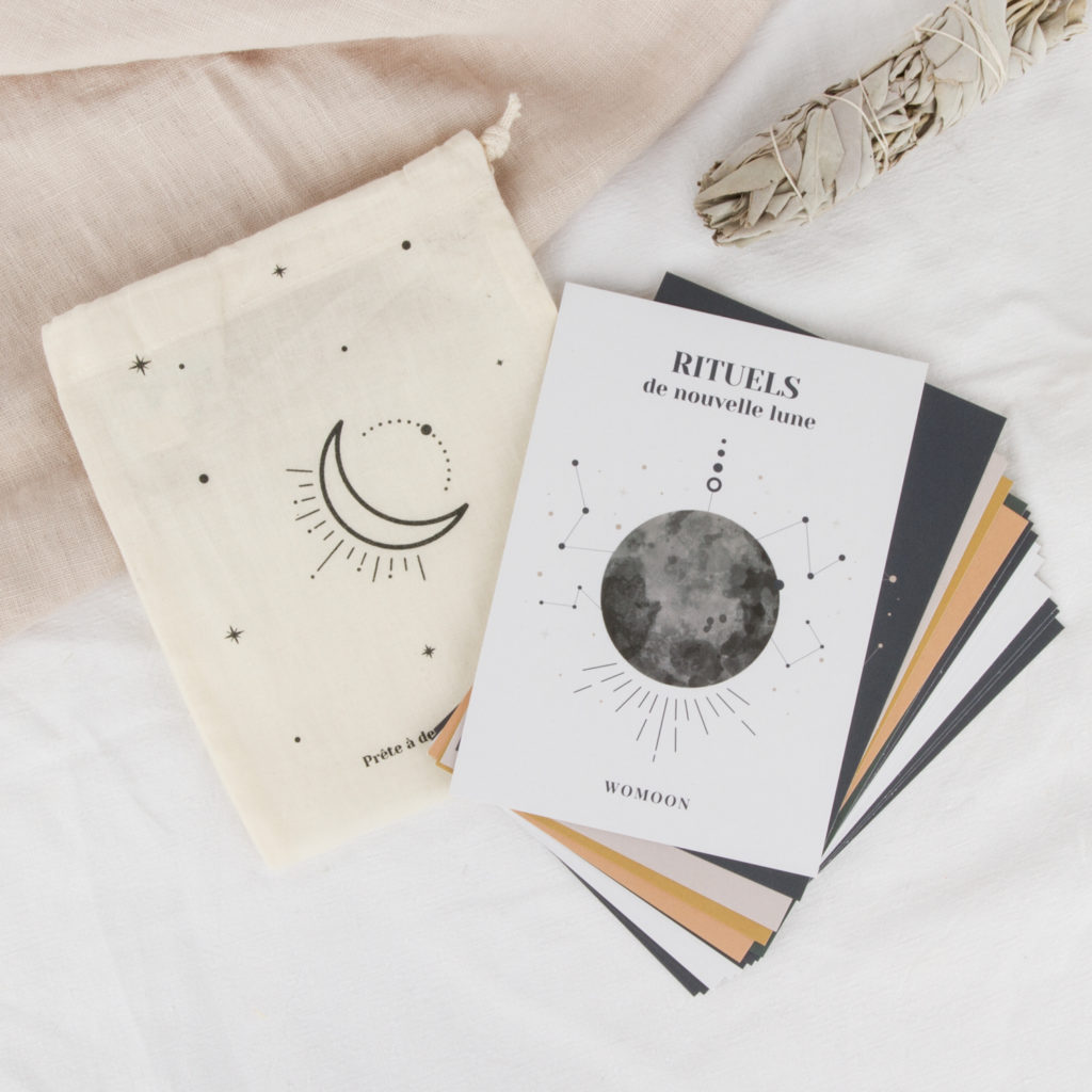 cartes rituels de lune womoon nouvelle lune pleine lune